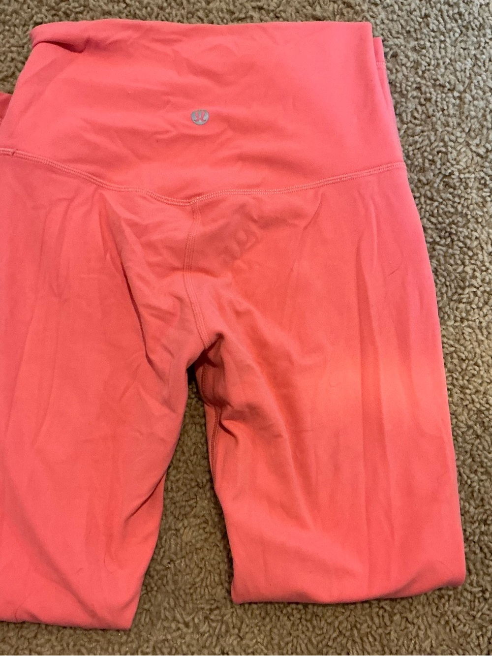 lululemon athletica Coral Pink High-Rise leggings